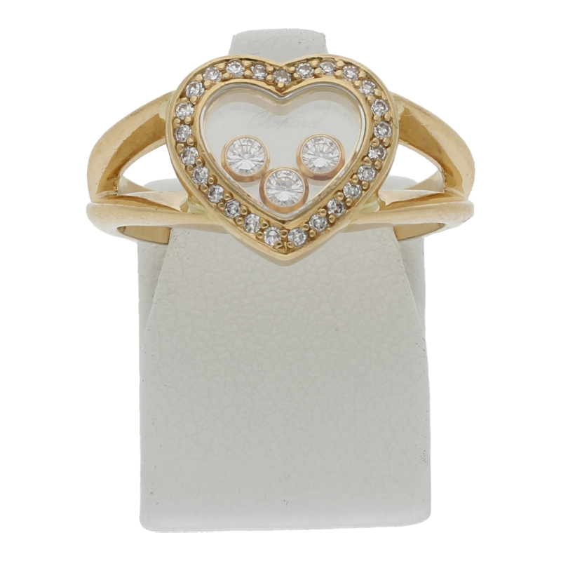 Chopard Happy Diamonds Ring 750/ 18 K Gold
