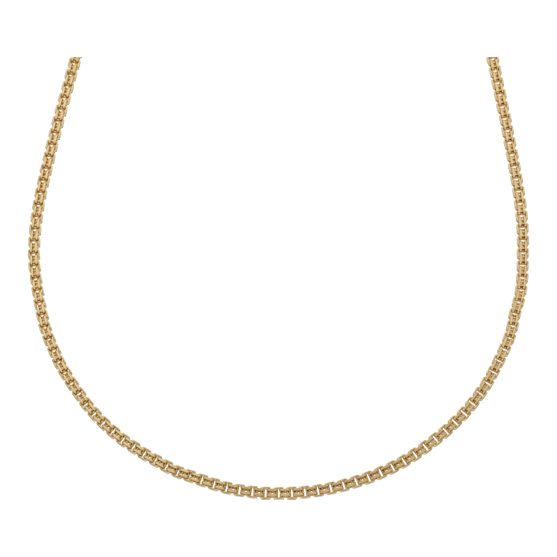 Halskette 750 /18 K Gelbgold Venezianerkette Breite 1,9 mm Länge 50 cm