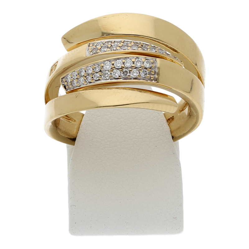 Jette Joop Ring 750/18 K Gold Brillanten Brillant ca. 0,50ct.  (H) Weiß (Vs) Sehr kleine Einschlüsse