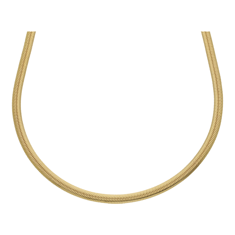 Halskette 925 Silber-vergoldet Länge 45 cm